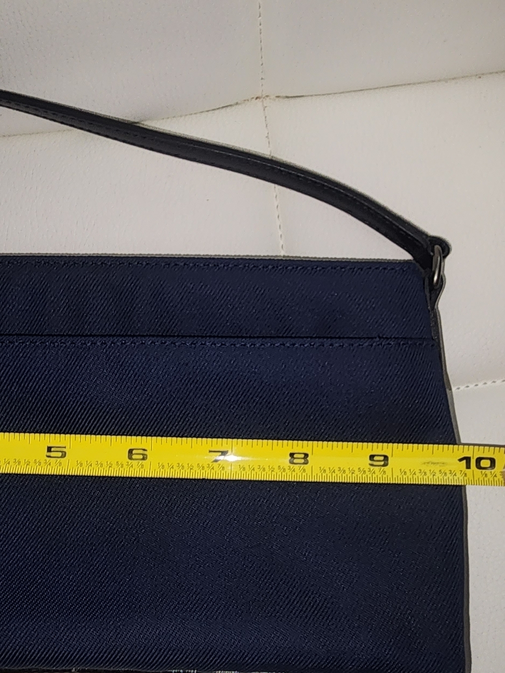 Coach Navy and Black Wristlet Pouch - Picture 8 of 12